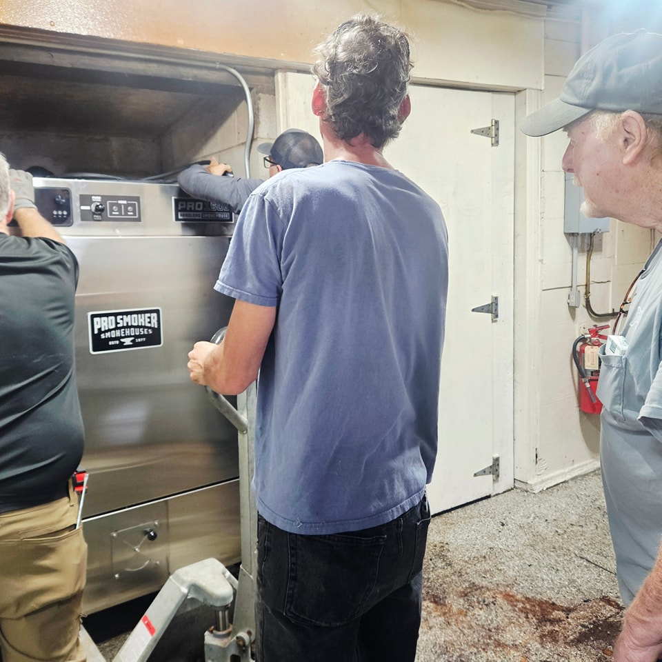 Installing the new Pro Smoker.