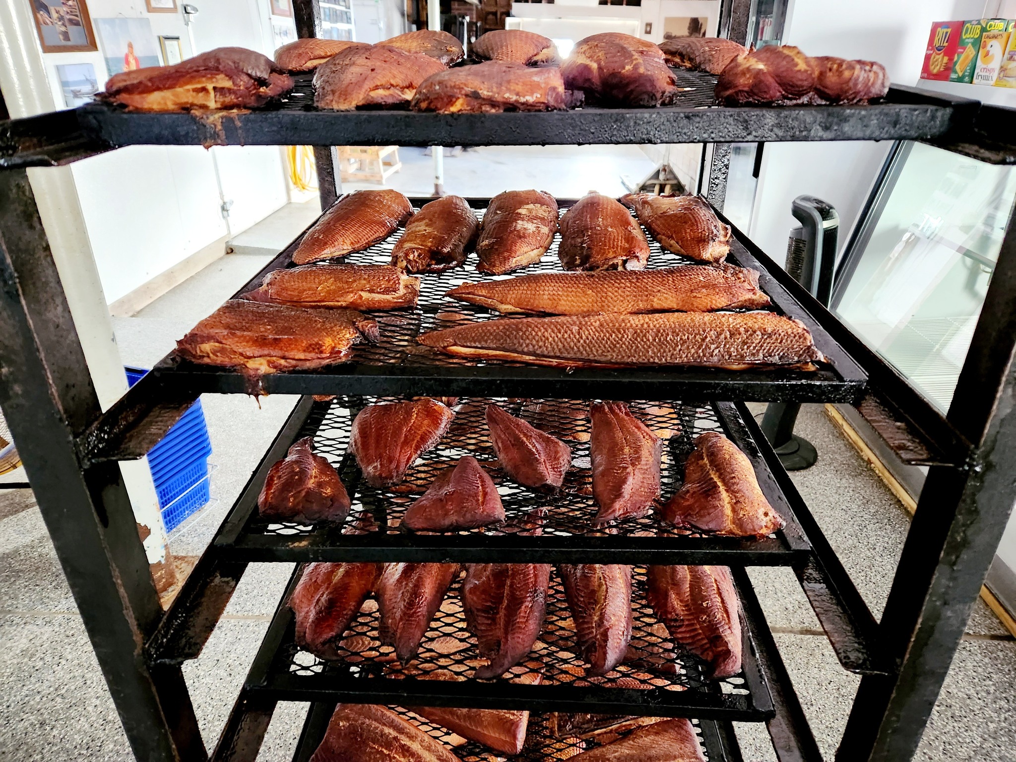 Smoked Whitefish and Smoked Catfish fresh out of the smoker!
